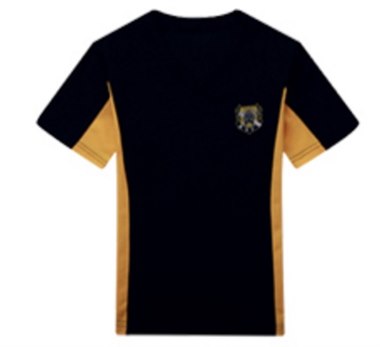 短袖运动衫（黄／黑）