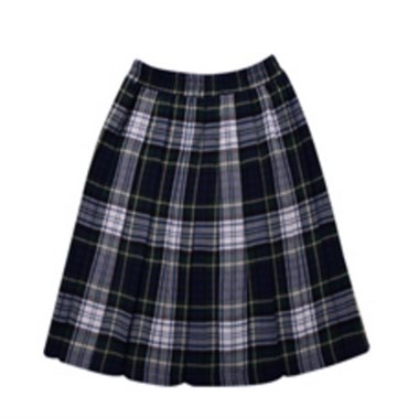 大方格百褶裙（春秋）